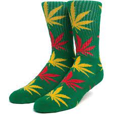 Huf Flair Plantlife Leaves Socks (Green)