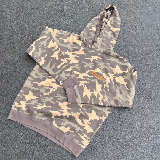 Kinetic Embroidered Logo Hoodie (Camo)