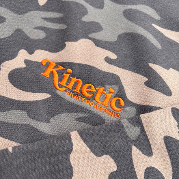 Kinetic Embroidered Logo Hoodie (Camo) XS