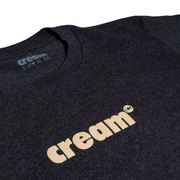 Cream Puff OG Logo Tee (Charcoal/Beige)