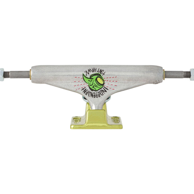 Independent Hawk Transmission Forged Hollow Trucks (Silver/Green)
