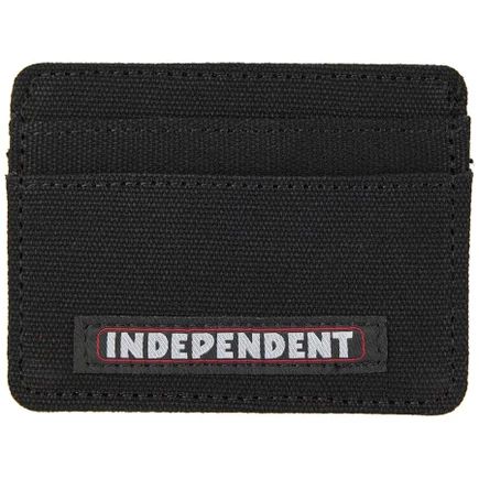 Independent Bar Logo Card Holder Wallet (Black)