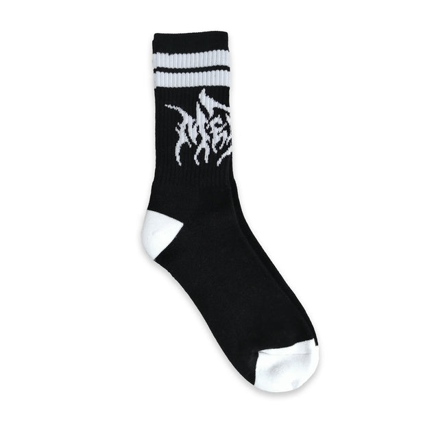 Metal Skateboards Hesher Socks (Black)