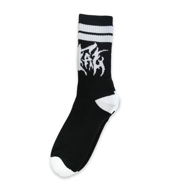 Metal Skateboards Hesher Socks (Black)