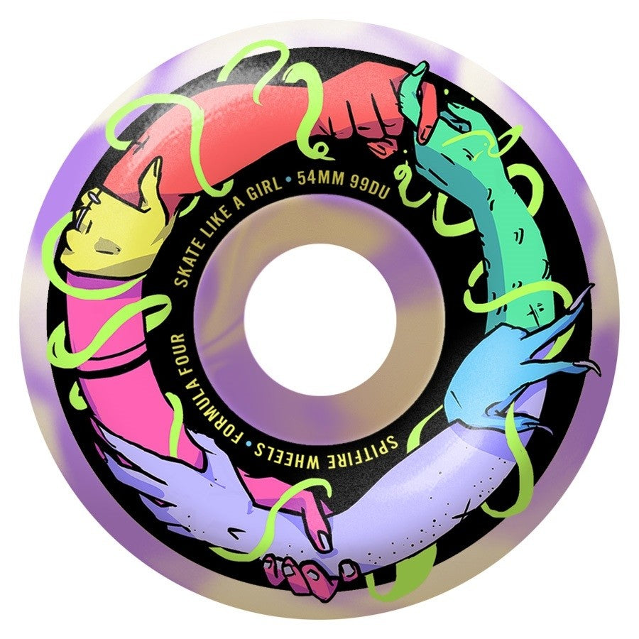 Spitfire F4 99D Skate Like A Girl Classic Wheels