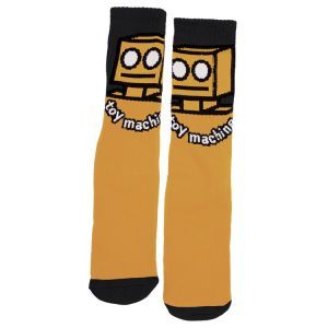 Toy Machine Robot Sock (Mustard)