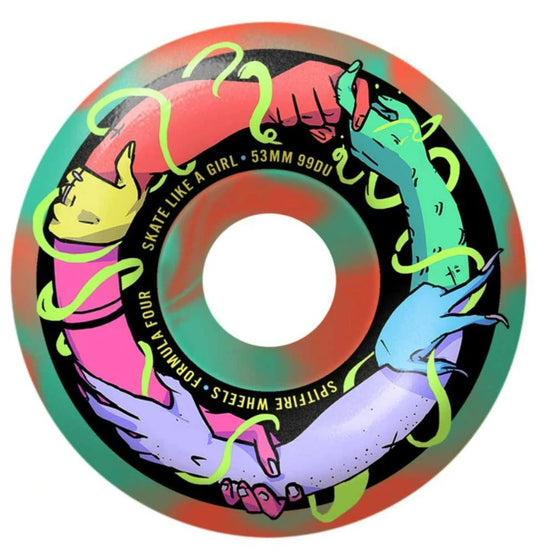 Spitfire F4 99D Skate Like A Girl Classic Wheels