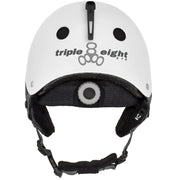 Triple 8 Halo Snow Standard Helmet (White Rubber)