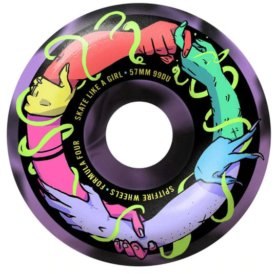 Spitfire F4 99D Skate Like A Girl Classic Wheels