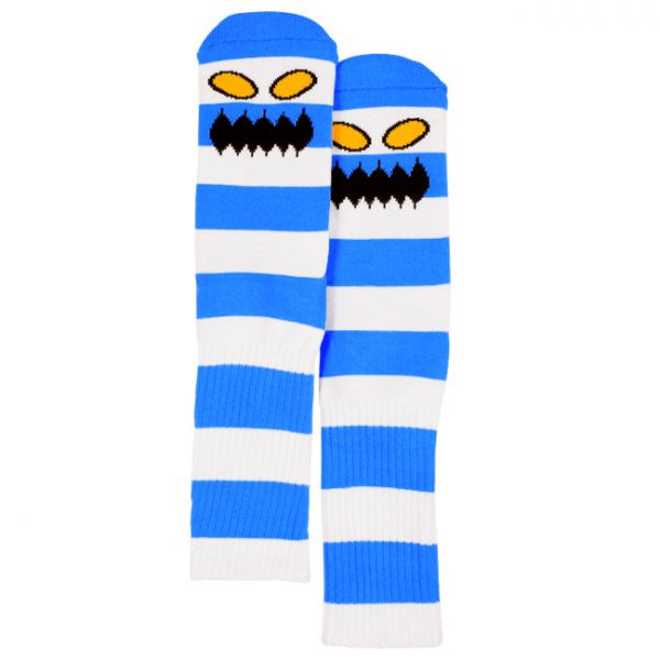 Toy Machine Monster Big Stripe Crew Socks (Royal)