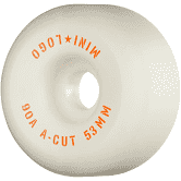 Mini-Logo HYBRID A-Cut 90a Wheels (White)