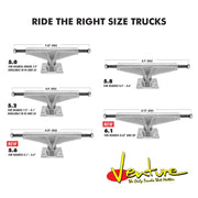 Venture Paid Team Edition Trucks (Black)