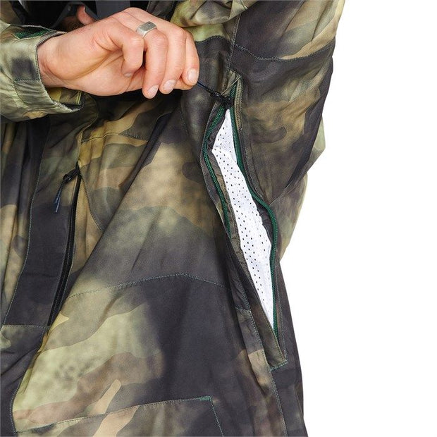 Volcom Men's L Insulated Gore-Tex Snowboard Jacket (Camouflage)