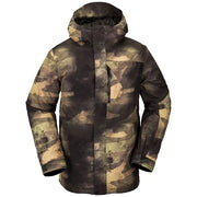 Volcom Men's L Insulated Gore-Tex Snowboard Jacket (Camouflage)